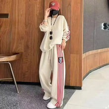 Load image into Gallery viewer, Women’s Casual Sweatshirt & Wide-Leg Pants Set