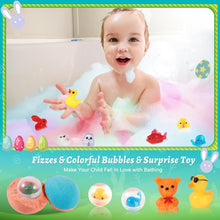 Load image into Gallery viewer, 🔥2026 New Upgrade - 🛁 Natural Bath Bombs for Kids with Mega Bubbles & Surprise Inside 🥚✨