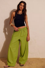 Load image into Gallery viewer, Sun Dazed Cotton-Linen Striped Pants