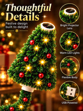 Load image into Gallery viewer, Plug and Play Hd USB Christmas Tree Projector with 6 Festive Scenes Christmas Tree Design Plug in Night Light Ceiling Projector Indoor, for Room Decor.