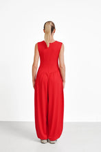 Load image into Gallery viewer, Women's Black Sleeveless Harem Jumpsuit Loose Fit Boho One-Piece with Pockets