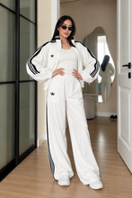 Load image into Gallery viewer, ⏳Time-limited Special Sale ⌛ Women’s Premium Striped Zip-Up Tracksuit Set