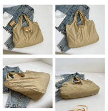Load image into Gallery viewer, Mini Keychain Tote Bag Large Capacity Lightweight Foldable Shopping Bag Keychain Key Ring Expandable Reusable Tote Bag