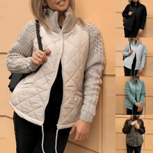 Load image into Gallery viewer, 【🔥2025 New Products】🌈Women's Patchwork Knitted Down Jacket