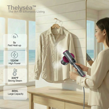 Load image into Gallery viewer, 2-in-1 Steamer & Iron for Clothes,15s Fast Heat-up 1200W Portable Handheld Garment Steamer,Travel Size with Large Ceramic Heat Panel,Quick Wrinkle Removal,110V-120V