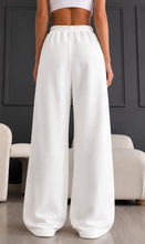 Load image into Gallery viewer, Women's Premium Wide Leg Graphic Lounge Pants Soft High Waist Everyday Bottoms