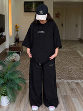 Load image into Gallery viewer, Women's Korean Style Oversized Co-Ord Set Premium Cotton Blend Two Piece Outfit