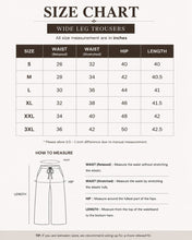 Load image into Gallery viewer, Women's Butterfly Print Wide Leg Palazzo Pants High Waist Casual Linen Blend Trousers