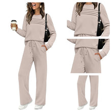 Load image into Gallery viewer, ⏳Limited-time 50% off⏰Women's Crew Neck Top & Drawstring Pants Set👚👖