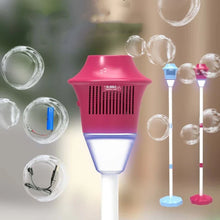 Load image into Gallery viewer, Automatic Handheld Bubble Machine for Kids, Bubble Maker Spring Summer Toys with Lights, Outdoor Rechargeable Blower Best Easter Gift for Children