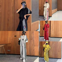 Load image into Gallery viewer, Women’s Casual Sweatshirt &amp; Wide-Leg Pants Set
