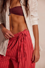 Load image into Gallery viewer, Sun Dazed Cotton-Linen Striped Pants

