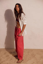 Load image into Gallery viewer, Sun Dazed Cotton-Linen Striped Pants
