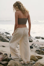 Load image into Gallery viewer, Sun Dazed Cotton-Linen Striped Pants
