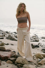 Load image into Gallery viewer, Sun Dazed Cotton-Linen Striped Pants
