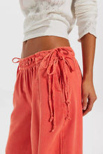 Load image into Gallery viewer, Sun Dazed Cotton-Linen Striped Pants
