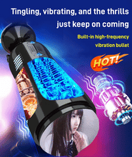 Load image into Gallery viewer, [Discreet Shipping]💥Champion Trainer! Dive into yourself more pleasure , fun , enjoy with Fully Automatic Retractable Sucking Heated Decompression Cup
