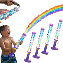 Load image into Gallery viewer, Glowing Rainbow LED Water Blaster Summer Fun that Pops Like Magic Creativity Squirt Water Blaster Guns,Firework Spray Water Soaker Toys for Pool Party Outdoor Summer Water Games (2Pcs)
