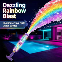 Load image into Gallery viewer, Glowing Rainbow LED Water Blaster Summer Fun that Pops Like Magic Creativity Squirt Water Blaster Guns,Firework Spray Water Soaker Toys for Pool Party Outdoor Summer Water Games (2Pcs)
