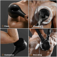 Load image into Gallery viewer, Electric Body Brush Back Scrubber for Shower, Waterproof Long Dual Handle Power Body Scrubber with 3 Heads, Bath Brush &amp; 2 Speeds, for Cleansing, Exfoliating and Massaging Skin
