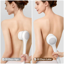 Load image into Gallery viewer, Electric Body Brush Back Scrubber for Shower, Waterproof Long Dual Handle Power Body Scrubber with 3 Heads, Bath Brush &amp; 2 Speeds, for Cleansing, Exfoliating and Massaging Skin
