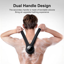 Load image into Gallery viewer, Electric Body Brush Back Scrubber for Shower, Waterproof Long Dual Handle Power Body Scrubber with 3 Heads, Bath Brush &amp; 2 Speeds, for Cleansing, Exfoliating and Massaging Skin
