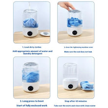 Load image into Gallery viewer, Portable Mini Washing Machine for Travel Underwear Socks Cordless Cleaner
