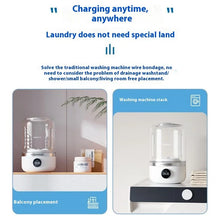 Load image into Gallery viewer, Portable Mini Washing Machine for Travel Underwear Socks Cordless Cleaner
