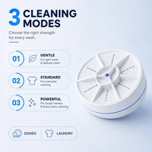 Load image into Gallery viewer, WashBuddy Portable Ultrasonic Washer for Dishes &amp; Laundry
