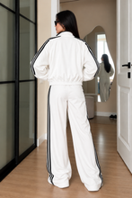 Load image into Gallery viewer, ⏳Time-limited Special Sale ⌛ Women’s Premium Striped Zip-Up Tracksuit Set
