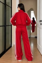 Load image into Gallery viewer, ⏳Time-limited Special Sale ⌛ Women’s Premium Striped Zip-Up Tracksuit Set
