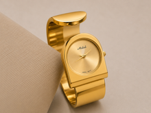 Load image into Gallery viewer, ⏳Time-limited Special⌛ Stylish Vyb Striker with Quartz Analog Rose Gold Dial Rose Gold Strap Watch for Girls Mishali Ember Watch
