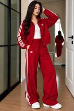 Load image into Gallery viewer, ⏳Time-limited Special Sale ⌛ Women’s Premium Striped Zip-Up Tracksuit Set

