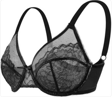 Load image into Gallery viewer, ( pack of 3 )Minimizer Bras for Women Enchante Full Coverage Underwire Bras Plus Size Lifting Floral Lace Bra for Heavy Breast
