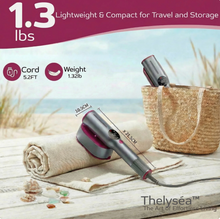 Load image into Gallery viewer, 2-in-1 Steamer &amp; Iron for Clothes,15s Fast Heat-up 1200W Portable Handheld Garment Steamer,Travel Size with Large Ceramic Heat Panel,Quick Wrinkle Removal,110V-120V
