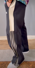 Load image into Gallery viewer, Men’s Premium Straight-Fit Track Pants with Black Side Stripes &amp; Drawstring Waist
