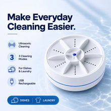 Load image into Gallery viewer, WashBuddy Portable Ultrasonic Washer for Dishes &amp; Laundry
