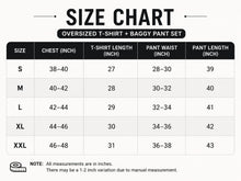 Load image into Gallery viewer, Women's Korean Style Oversized Co-Ord Set Premium Cotton Blend Two Piece Outfit
