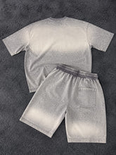 Load image into Gallery viewer, Men's Stone Wash Oversized Co-Ord Set Half Sleeve T-Shirt &amp; Shorts Premium Casual Streetwear
