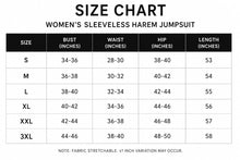 Load image into Gallery viewer, Women's Black Sleeveless Harem Jumpsuit Loose Fit Boho One-Piece with Pockets
