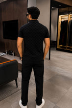 Load image into Gallery viewer, Men's Luxury Pattern Polo Neck T-Shirt
