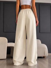 Load image into Gallery viewer, Women's Premium Wide Leg Graphic Lounge Pants Soft High Waist Everyday Bottoms

