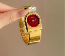 Load image into Gallery viewer, ⏳Time-limited Special⌛ Stylish Vyb Striker with Quartz Analog Rose Gold Dial Rose Gold Strap Watch for Girls Mishali Ember Watch
