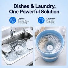Load image into Gallery viewer, WashBuddy Portable Ultrasonic Washer for Dishes &amp; Laundry
