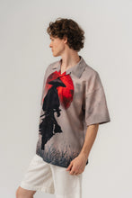 Load image into Gallery viewer, Samurai Apache Collar Short-Sleeved Oversize Shirt
