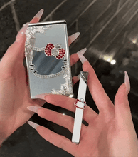Load image into Gallery viewer, Hello Kitty Mirror Case + Lighter set
