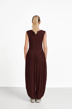 Load image into Gallery viewer, Women's Black Sleeveless Harem Jumpsuit Loose Fit Boho One-Piece with Pockets
