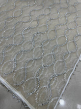 Load image into Gallery viewer, Beautiful Soft Rich Net Embroidery Sequence Pearl Work Saree
