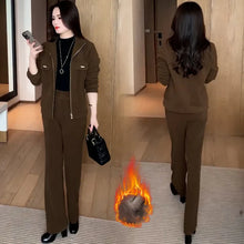 Load image into Gallery viewer, ❄️Winter Specials❄️ Women's Warm Plush-Lined Jacket &amp; Pants (2 pieces Set)
